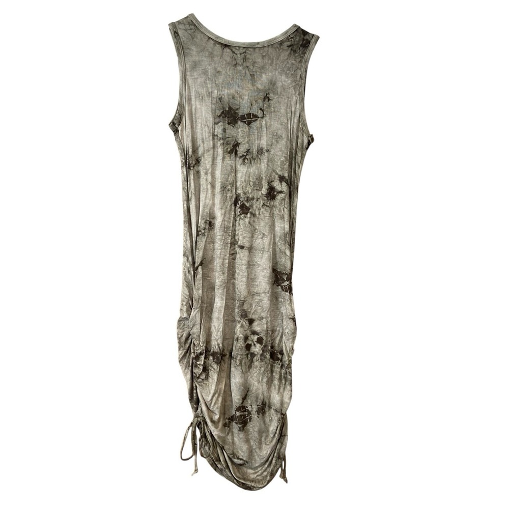 Olivia Rae brand tie-dye sleeveless tank dress Cinched Green Size S‎ NWT - Picture 2 of 7